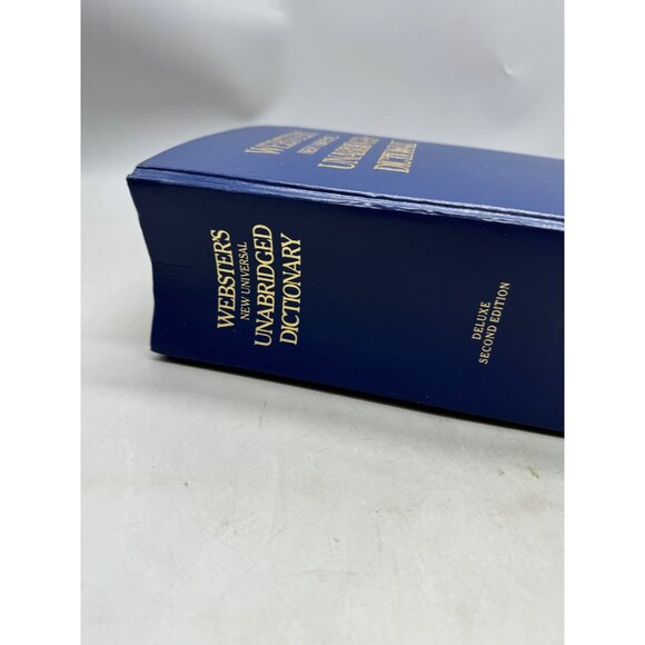 Websters New Universal Unabridged Dictionary Deluxe 2nd Edition hardcover book - Picture 3 of 16
